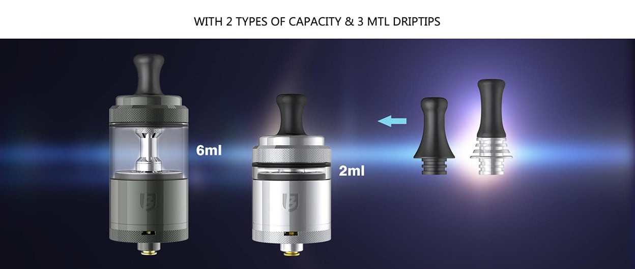 Vandy Vape Berserker V3 (B3) MTL RTA Atomizer 24mm 6ml/2ml 6