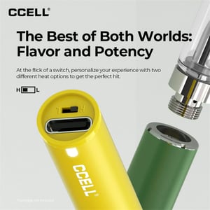 CCELL M3 Plus 510 Vaporizer Battery 350mAh 3