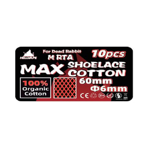 Hellvape Dead Rabbit M RTA Max Shoelace Cotton (10pcs/Pack)