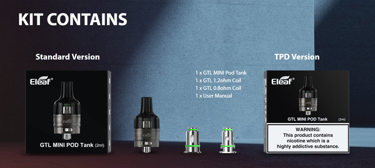 Eleaf GTL Mini Pod Tank Atomizer 2ml 8