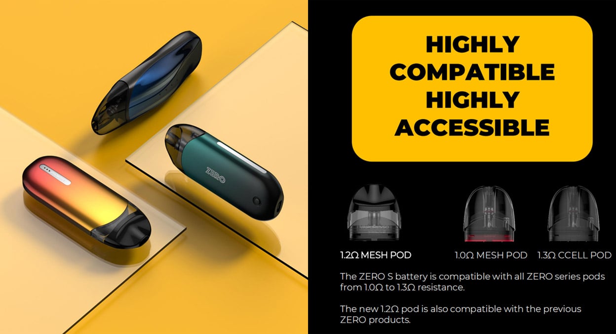 Vaporesso Zero S Pod System Kit 650mAh 2ml 8