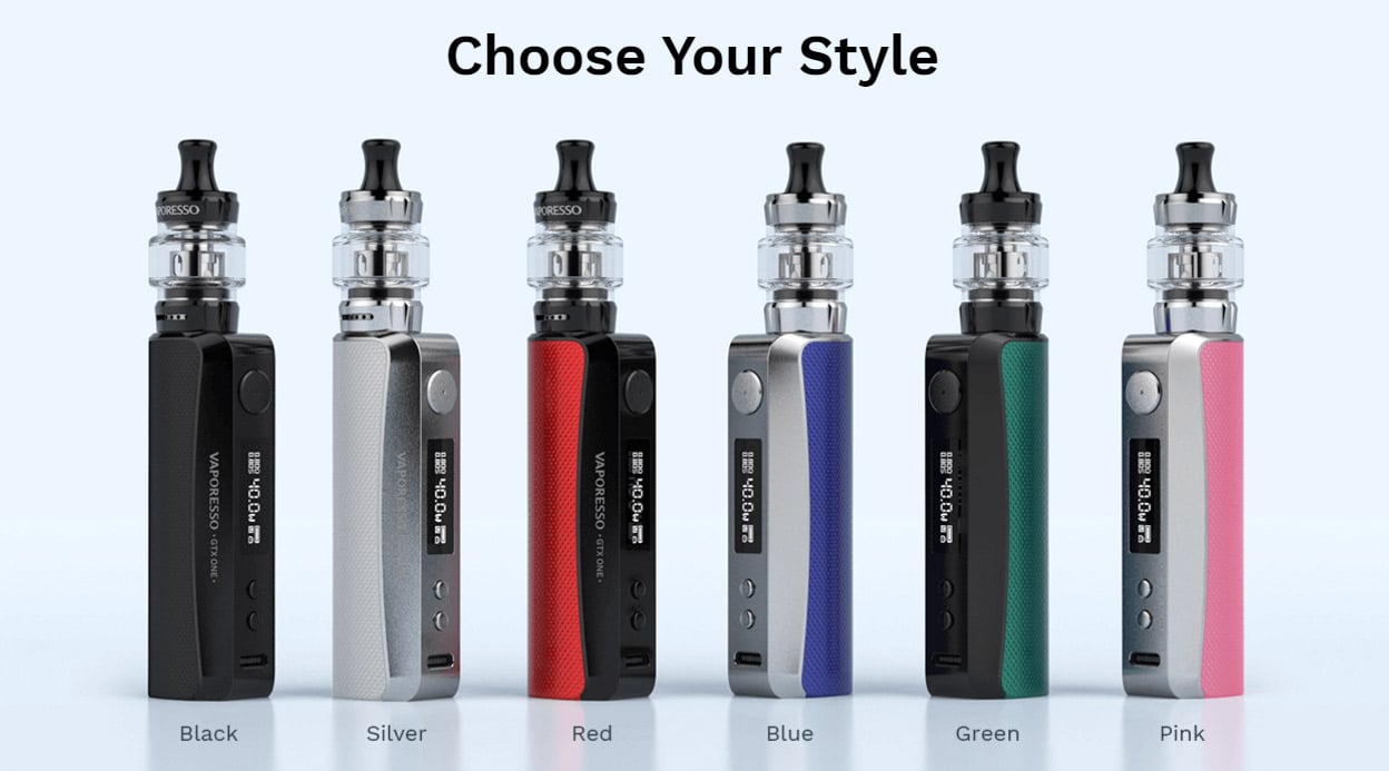 Vaporesso GTX One Mod Kit with GTX Tank 18 2000mAh 3ml 9