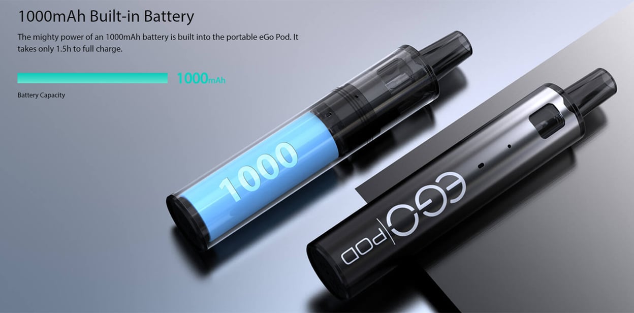 Joyetech eGo Pod System Kit AST Version 1000mAh 2ml 8