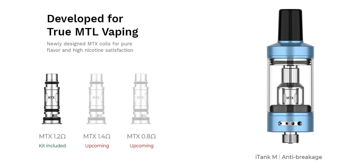 Vaporesso MTX Replacement Coil for iTank M Tank (5pcs/Pack) 1