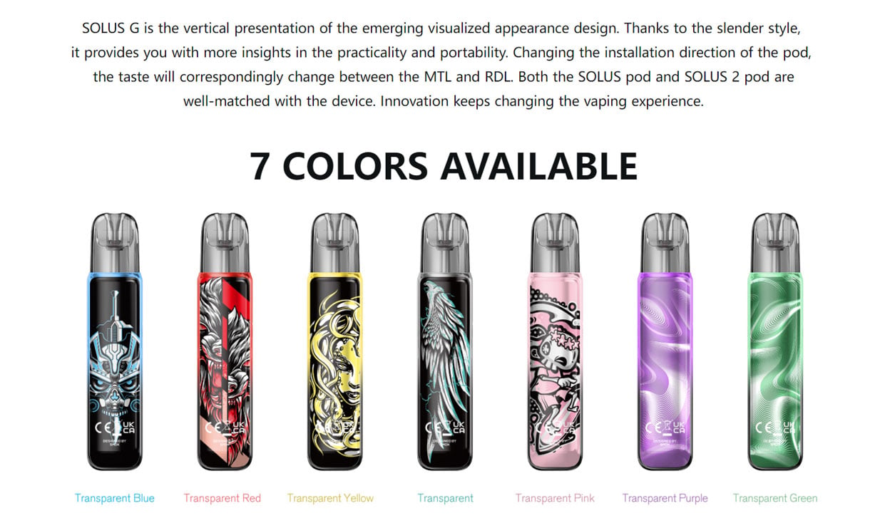 SMOK Solus G Pod System Kit 700mAh 2.5ml 2