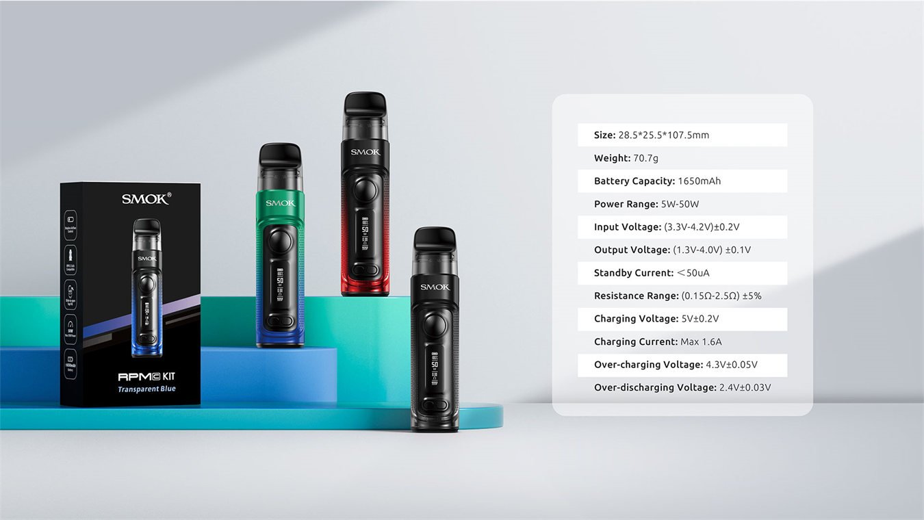 SMOK RPM C Pod System Kit 1650mAh 4ml 3