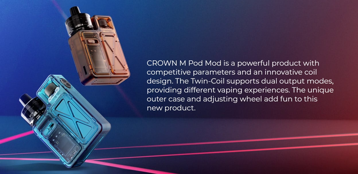 Uwell Crown M Pod Mod Kit 1000mAh 4ml 4