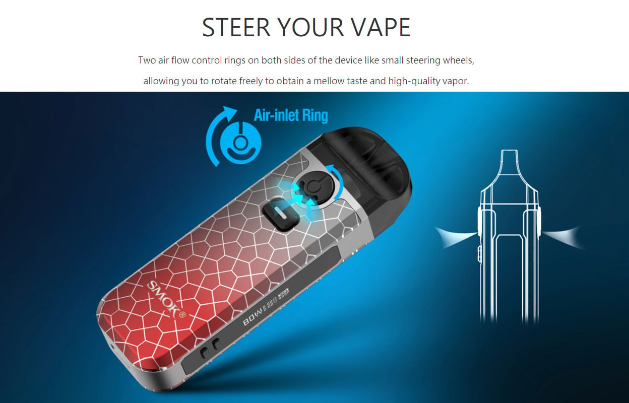 SMOK Nord 4 80W Pod System Kit 2000mAh 4.5ml 10