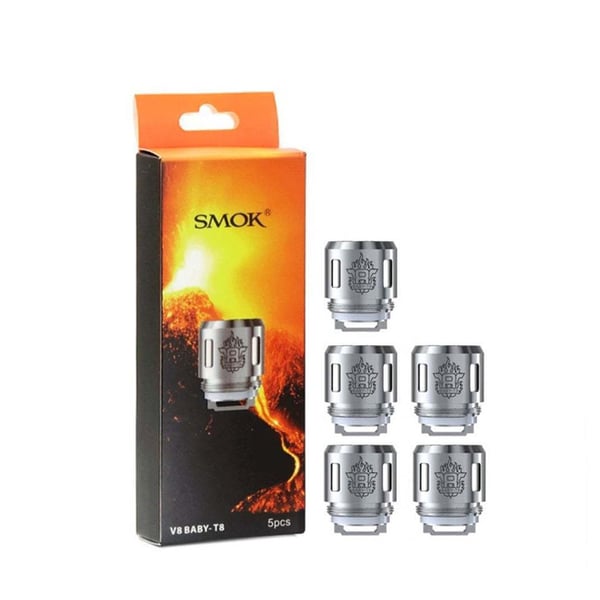 SMOK Baby Coil for Scar-mini kit, TFV9 mini Tank, Rigel Kit, Scar-18 Kit, TFV9 Tank, TFV8 Big Baby Tank, TFV8 baby Tank(5pcs/pack)