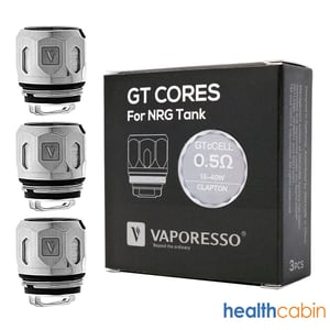 Vaporesso NRG GT Core Coil for SWAG, NRG SE, Revenger, NRG, NRG Mini,Revenger X,Switcher,Switcher LE,Cascade One,Cascade One Plus,Cascade Baby,Cascade Mini,Revenger Mini,Skrr Tank,SWAG II (3pcs/pack)