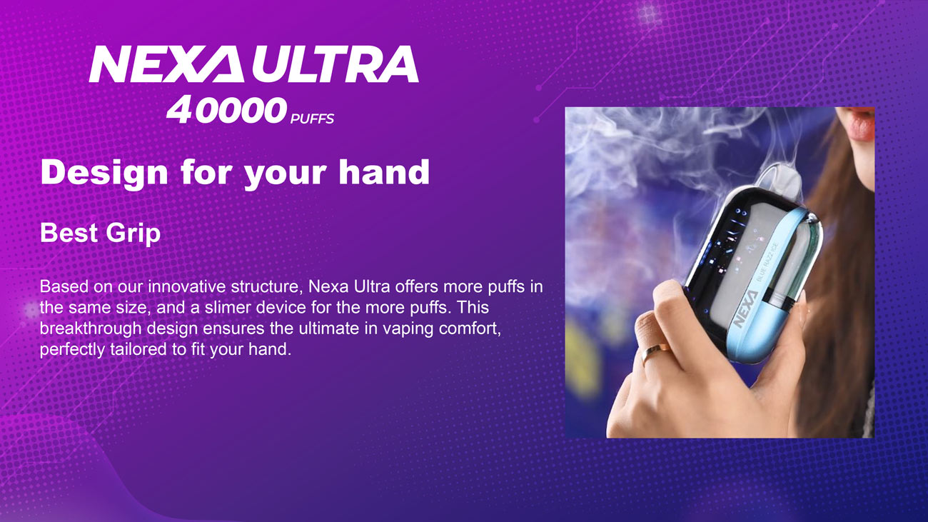 Nexa Ultra Disposable Vape Kit 800mAh 20ml (40000 Puffs) 7